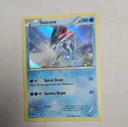 The Pokemon Company Suicune 30/30 XY Trainer Kit Common Basic 100 HP Holo Engli… - Image 1