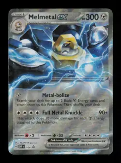 MELMETAL EX PROMO HOLO 104 LP POKEMON - Image 1