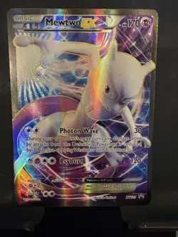 Pokemon TCG Mewtwo EX Full Art Holo Promo XY XY125 170 HP 2016 EN - Image 1