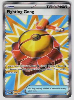 Pokemon ME01: Mega Evolution Fighting Gong 168/132 Holo Ultra Rare NM - Image 1
