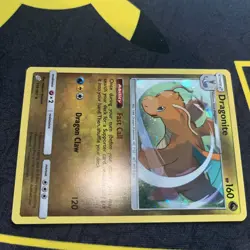 Pokemon TCG Sun & Moon Team Up Cosmos Holo With Swirl Dragonite 119/181 - Image 5
