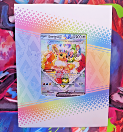 2025 Pokemon Eevee EX SVP 174 Black Star Promo Prismatic Evolutions SPC w/Frame - Image 1