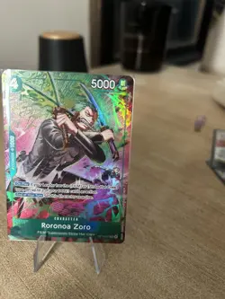 One Piece TCG OP-15/EB04 Roronoa Zoro OP13–037 Treasure Rare - - Image 2