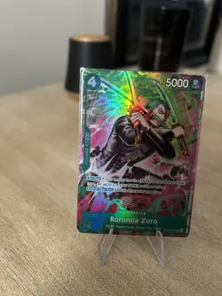 One Piece TCG OP-15/EB04 Roronoa Zoro OP13–037 Treasure Rare - - Image 3