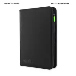 Vault X 9 Pocket Exo-Tec Zip Binder 360 Card TCG Album & 200 Clear Soft Sleeves - Image 2