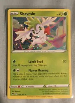 Pokemon TCG Shaymin Pokemon Promos 015/185 Cosmos Holo Mint Card - Image 1