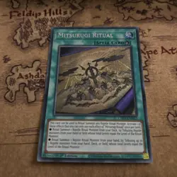 Mitsurugi Ritual L26D-ENM15 Secret Rare Yugioh Card 1st Edition Mint - Image 1