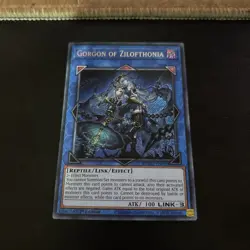 Gorgon of Zilofthonia DUAD-EN050 Secret Rare Yugioh Card 1st Edition Mint - Image 1