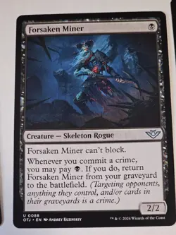 MTG - Forsaken Miner - Outlaws of Thunder Junction - Image 1
