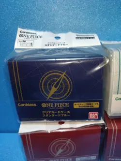 Bandai One Piece Card Game Clear Card Case Standard Set of 4 Red Blue White TCG - Image 2
