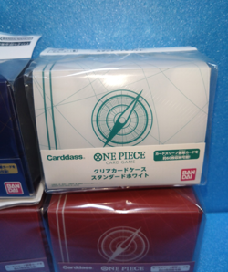 Bandai One Piece Card Game Clear Card Case Standard Set of 4 Red Blue White TCG - Image 3