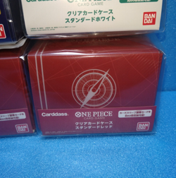 Bandai One Piece Card Game Clear Card Case Standard Set of 4 Red Blue White TCG - Image 4