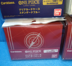 Bandai One Piece Card Game Clear Card Case Standard Set of 4 Red Blue White TCG - Image 5