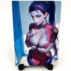 Overwatch Widowmaker Sexy Anime Waifu Girl Doujin Lewd Goddess Story Art Card - Image 1