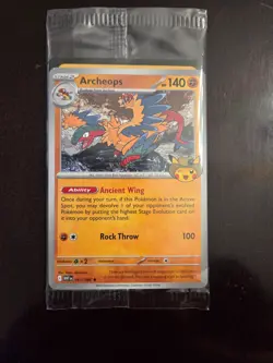 Exclusive Pokemon Chicago Field Museum Fossil Exhibit Archeops Promo Card SEALED - Image 3