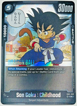 Son Goku : Childhood SB01-053 R Manga Booster 01 | Dragon Ball Super Card LP - Image 1