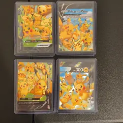 Pokemon TCG Pikachu V-UNION 4 Card Set Holo Crown Zenith English - Image 1