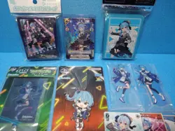 Hololive Hoshimachi Suisei ReBirth SP Signed Card Sleeves Acrylic Stand Set - Image 1
