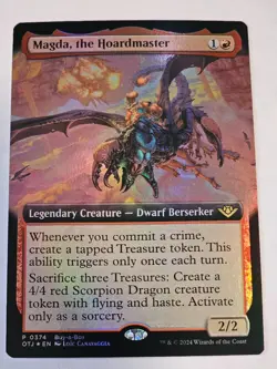 MTG - Magda, the Hoardmaster FOIL Extended Art - Outlaws of Thunder Junction - Image 1