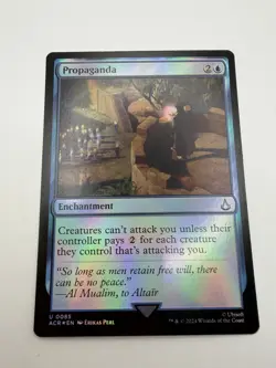 Propaganda Assassin's Creed Foil U 0085 Rare NM/M ACR Uncommon - Image 1