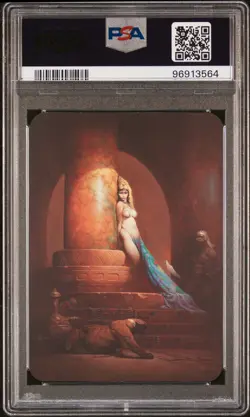 2023 SORCERY: CONTESTED REALM ALPHA FOIL COURTESAN THAIS PSA 10 - Image 2
