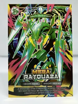 RAYQUAZA MEGA - GOLD HOLO - MEGA EVOLUTION PRISMA 2026 - POKEMON - Image 1