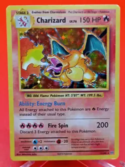 Charizard 11/108 XY Evolutions Holo Bleed Near Mint Pokemon TCG - Image 1