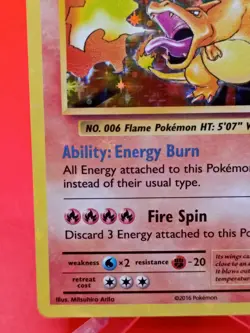 Charizard 11/108 XY Evolutions Holo Bleed Near Mint Pokemon TCG - Image 4