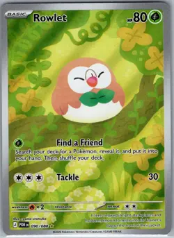Rowlet 090/088 ME03: Perfect Order - Pokemon Card - NM - Image 1
