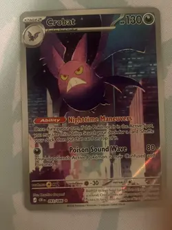 Crobat - 093/086 - Pokemon TCG ME04: Chaos Rising (CRI) Illustration Rare NM - Image 1