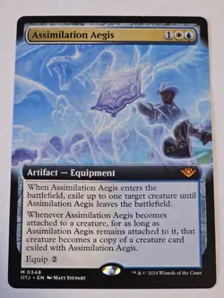 MTG - Assimilation Aegis Extended Art - Outlaws of Thunder Junction - Image 1