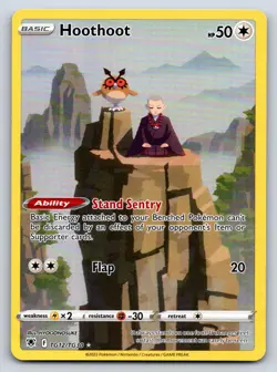 Hoothoot TG12/TG30 Holo Astral Radiance Trainer Gallery Pokemon NM - Image 1