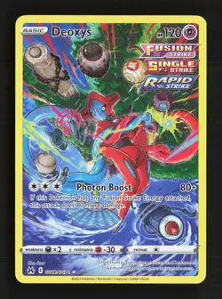 Deoxys GG12/GG70 Holo Crown Zenith Galarian Gallery Pokemon NM - Image 1
