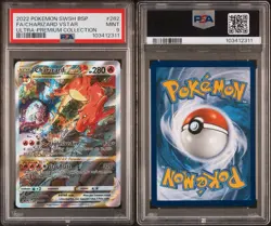 2022 POKEMON SWSH BLACK STAR PROMO #262 FULL ART/CHARIZARD VSTAR PSA 9 - Image 3