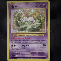 Vintage Pokemon Mew & Mewtwo Holo Bundle XY Evolutions Promo Rare Lot - Image 1
