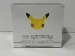 Pokemon Celebrations ETB Sealed TCG Elite Trainer Box - Image 1