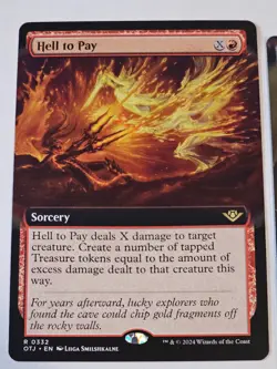 MTG - Hell to Pay Extended Art - Outlaws of Thunder Junction - Image 1