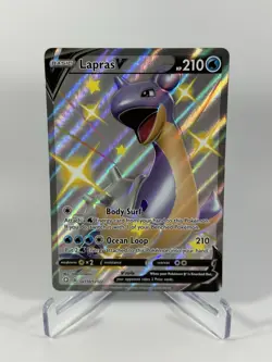 2021 Lapras V SV110/SV122 Pokemon Shining Fates Shiny Ultra Rare - Image 1