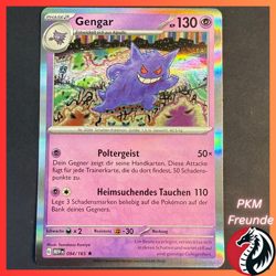 Gengar 094/165 MEW 🟢NM 🇩🇪Deutsch ✨Holo Pokemon Scarlet & Violet 151 - Image 1