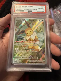 Pokemon Eevee Prismatic Evolutions ETB Promo SVP EN 173 PSA 10 Gem Mint - Image 1