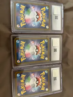 Japanese Pokemon CGC Graded lot 8.5-10, Palkia Vstar, Garganacl AR, N's Zekrom - Image 2