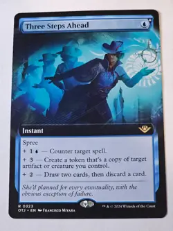 MTG - Three Steps Ahead Extended Art - Outlaws of Thunder Junction - Image 1