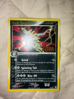 Pokemon Dark Tyranitar EX TCG Team Rocket Returns 19/109 Holo Rare - Image 4