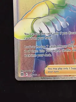 Pokemon TCG Kindler 179/172 Brilliant Stars Secret Rare Rainbow Full Art NM - Image 3