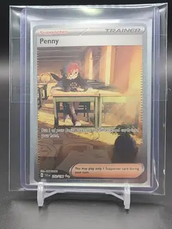 Penny 252/198 Scarlet & Violet Holo Special Illustration Rare Pokemon - Image 1