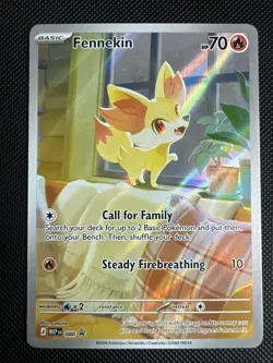 Pokemon Fennekin MEP 080 - Black Star Promo ME04: Chaos Rising (stock# B02) - Image 1