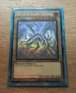Yugioh Red Eyes Black Dragon / Ghost Rare 1st Ed / GFP2-EN176 - Image 1