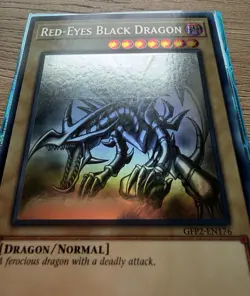 Yugioh Red Eyes Black Dragon / Ghost Rare 1st Ed / GFP2-EN176 - Image 2