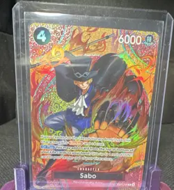 Bandai One Piece Sabo SP P-105 Holo Alternate Art - Image 1