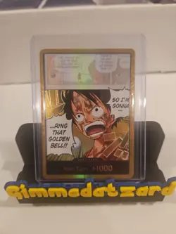One Piece Gold DON!! OP15 ENGLISH Luffy Golden Bell - Adventure On Kamis Island - Image 1